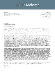 Cover Letter Examples By Real People Finance Intern Cover Letter