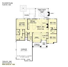 Miranda House Plan 1420 1622 Sq Ft