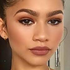 zendaya makeup brown eyeshadow brown