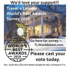 leisure world s best awards survey