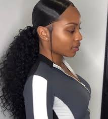 For those girls who have thick and chunky curly hair, ponytail might not seem a great idea. Check Out My Youtube Channel Diamond Janay Https M Youtube Com Channel Ucsniytceyoo8cxpfy7tb8 W Wig Hairstyles Human Hair Wigs Ponytail Styles