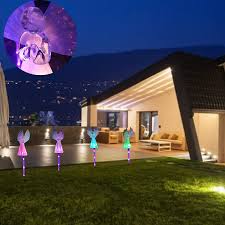 Some call them eternal lights or vigil lights. Buy Ovker Outdoor Solar Angel Lights 2 Pack Solar Powered Memorial Light With Fiber Optic Angel Decorative Lights Waterproof And Multi Color Changing Led Lightsfor Yard Decorations Garden Gifts Online In Vietnam B08r9v4dhx