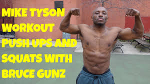 mike tyson workout push ups and