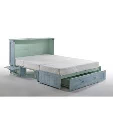 queen solid wood storage murphy bed