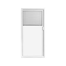 clear door glass insert with blinds