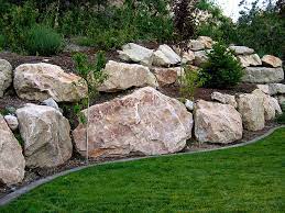 natural rock retaining wall houzz