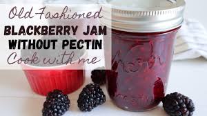 blackberry jam without pectin cook