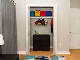 If there is a shelf above the rod, determine the vertical distance. Closet Organization Easy Closet Shelves Diy Hgtv