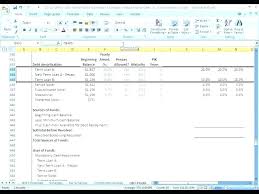 Commercial Loan Amortization Schedule Excel Payment Spreadsheet