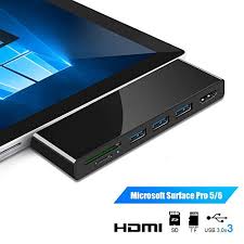 Get all the surface pro 6 technical specifications right here. Docking Station For Microsoft Surface Pro 6 5 Usb Hub Adapter With Triple Usb 3 0 Ports Fast Speed 5gbp S Built In Best Buy Canada