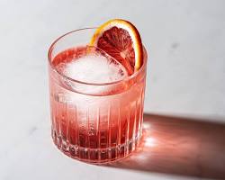 Blood Orange Negroni cocktail