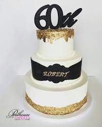 Number 60 birthday celebration gold balloon with presents. Gentleman 60th Birthday Cakes For Men Novocom Top