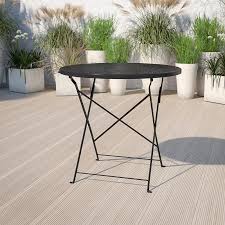Indoor Outdoor Steel Folding Patio Table