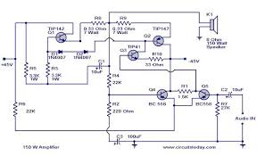 150 watt lifier circuit