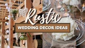 diy rustic wedding decorations