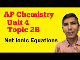 Net Ionic Equations Ap Chemistry Unit