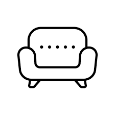 Sofa Icon Vector Design Template In