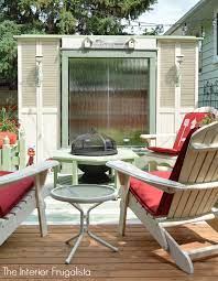 Deck Privacy Screen From Repurposed