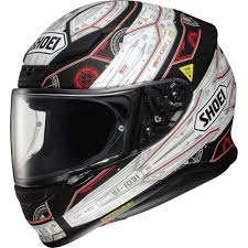 Shoei Rf 1200 Vessel Full Face Helmet Matte Black White Red Xl 0109 2405 07