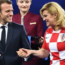 La france perd une responsable. Emmanuel Macron Kolinda Grabar Kitarovic Tropfnass Sooo Verschmust Was Seine Frau Brigitte Hier Mit Ansehen Musste Bunte De