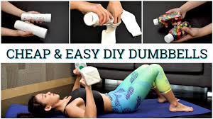5 easy diy dumbbell ideas