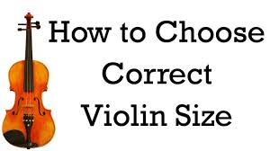 Violin Sizes Choose The Correct Size Violin Violin Sizing Chart