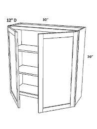 Unfinished Shaker Kitchen Cabinets