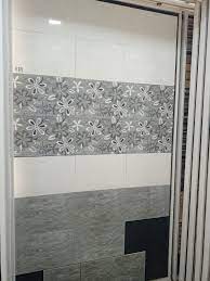 grey and white fl wall tiles
