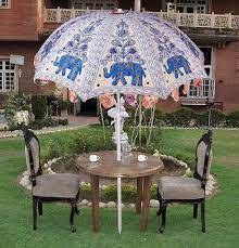 Indian Outdoor Sun Shade Patio Umbrella