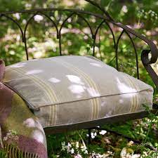 Gustavian Stripe Garden Cushion