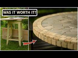 Diy Mosaic Garden Table Out Of An Old