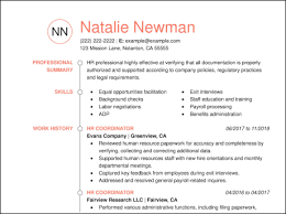 We know how to write a perfect resume! Amazing Human Resources Resume Examples Livecareer