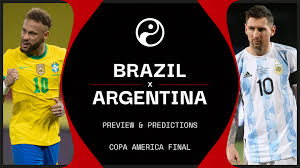 Conmebol world cup qualifying live stream, tv channel, how to watch online, news, odds click here to watch now live brazil hopes to keep its perfect world cup qualifying record intact when they visit paraguay just days before the copa america begins. Brazil Vs Argentina Live Stream Predictions Team News Copa America Final
