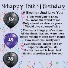 Since 18 is such an important birthday, 18th birthday wishes must be special. 18th Birthday Wishes For Brother