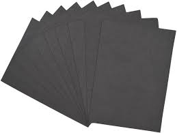 Paraspapermart 75 Gsm Black Paper Black Chart Paper Pack