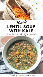 lentil soup with kale recipe
