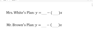 Fill In The Blanks To Write An Equation
