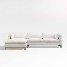 Chaise Sectional Sofa With Wood Legs