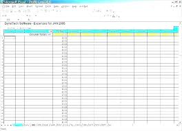 Expense Tracking Spreadsheet Template Budget Tracker