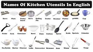 cooking utensils names