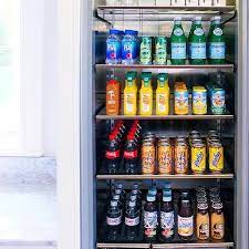 hidden beverage fridge design ideas