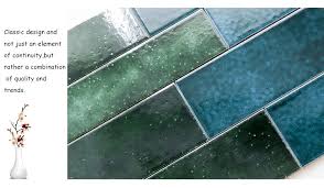 Tiles should be the key normal for a washroom. Tiles 75x300 100x300 Handmade Ceramic Bathroom Wall Design Green Blue Glazed Tiles Borders Interior Tiles Non Slip Firebrick Buy 3x12 Green Ceramic Wall Tile For Bathroom Decoration 7 5x30cm 4x12 Blue Glossy Glazed Ceramic Wall Tile