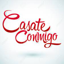 Casate Conmigo - Marry Me Spanish Text, Proposal Lettering Design Royalty  Free SVG, Cliparts, Vectors, and Stock Illustration. Image 63816385.