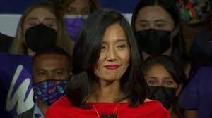 Democrat Michelle Wu declares victory ...