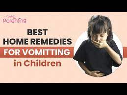 home remes for vomiting in children