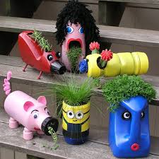 Cute Upcycled Planters For Kids
