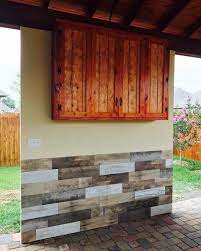 Outdoor Tv Cabinet With Bi Fold Doors