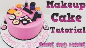 how to make a makeup cake tutorial