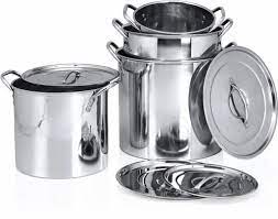 stainless steel stock pots set