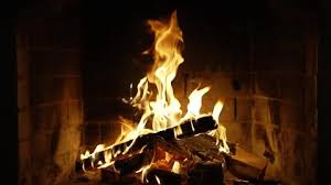 Fireplace Background Stock Footage